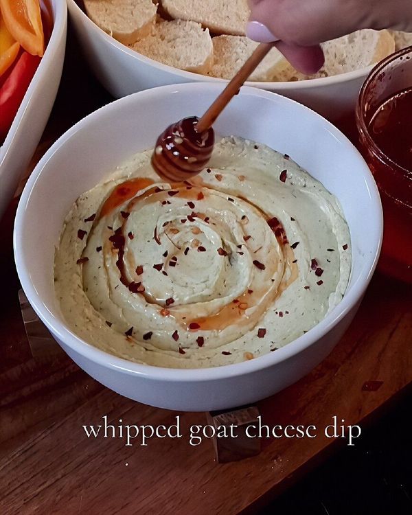 Whipped Goat Cheese Dip recipe