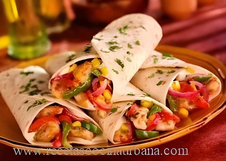 Cuttlefish Fajitas with Mustard Mayonnaise Sauce recipe