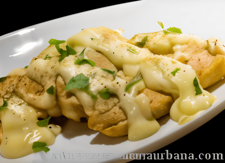 Chicken Breasts with Gourmet Cheese Sauce recipe
