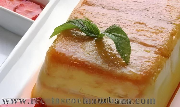Lemon Pudding with Caramel recipe