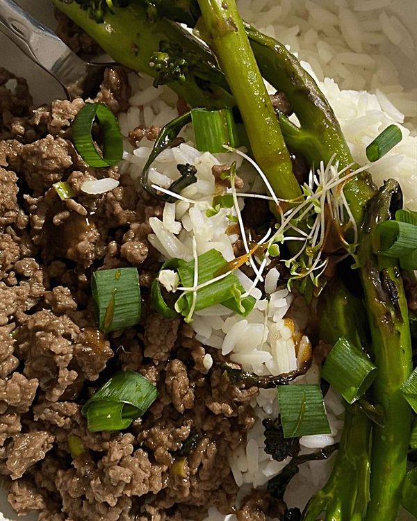 Asian Beef & Greens recipe