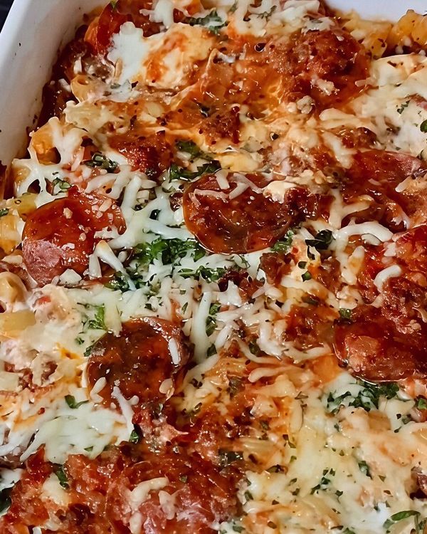 Hot Honey Meat Lovers Pasta recipe