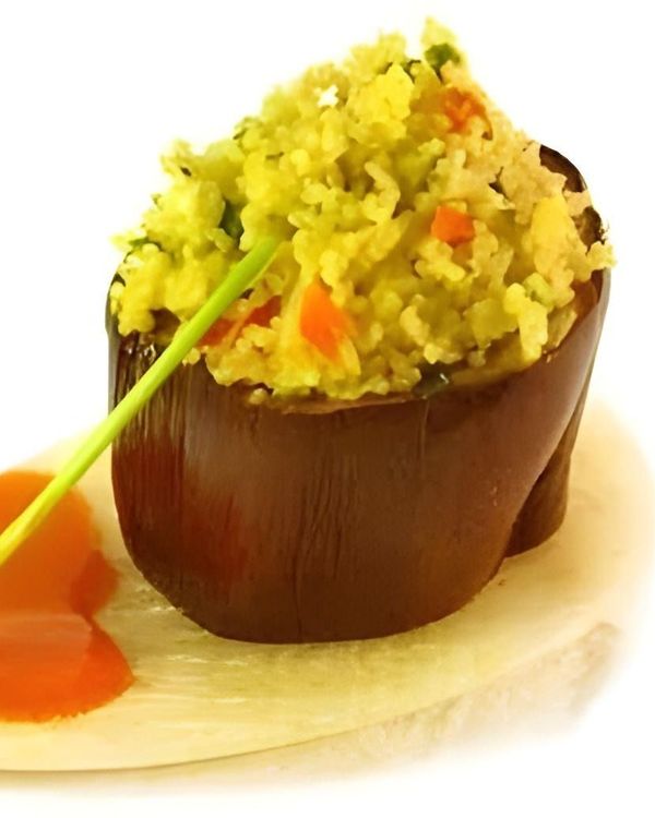 Stuffed Eggplants with Couscous recipe