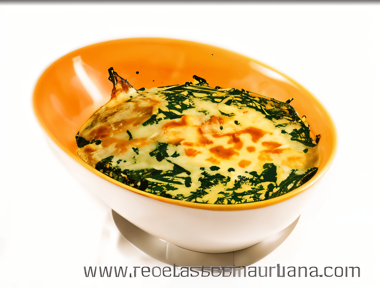 Spinach Gratin with Parmesan Cheese recipe