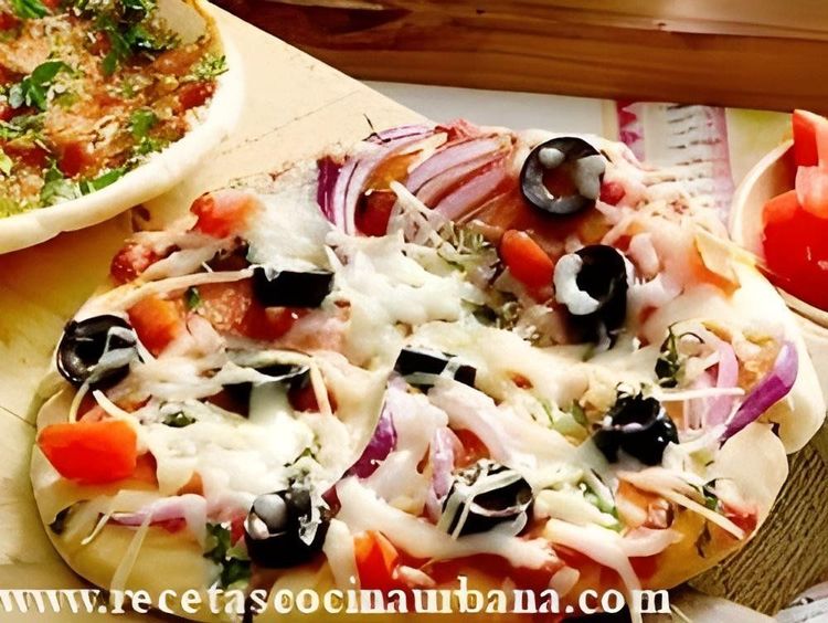 Pizza with Arabic Bread Dough recipe