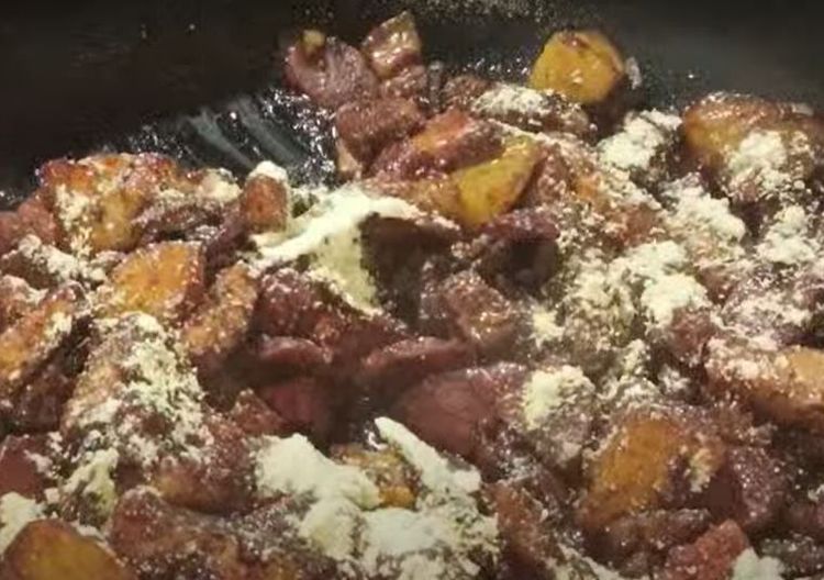 Step 1.2: Add the tomato paste, MSG, and garlic powder, then mix well