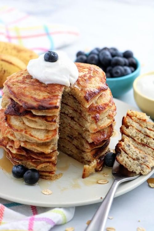 Banana Oats Pancakes recipe