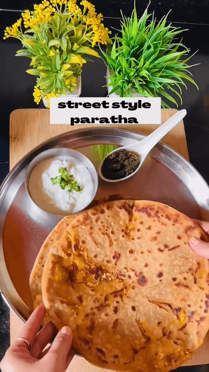 Street Style Paratha recipe