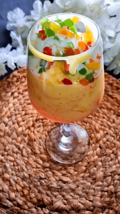 Simple and Easy Fruit Custard recipe
