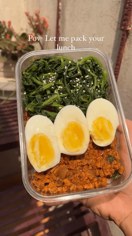Chicken Keema Bento Box recipe