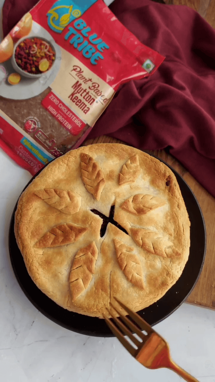Plant-Based Mutton Keema Pastry recipe