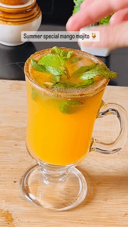 Summer Special Mango Mojito recipe