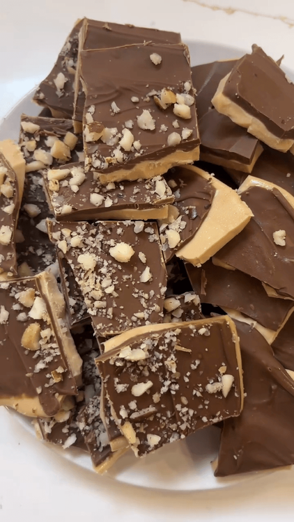 Holiday Toffee Bark recipe