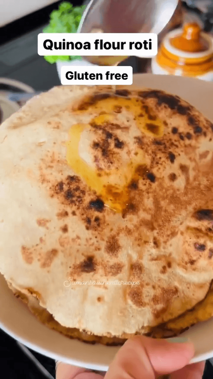 Quinoa Flour Roti recipe
