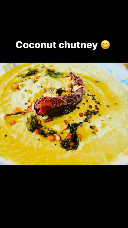 Restaurant Style Coconut Chutney recipe