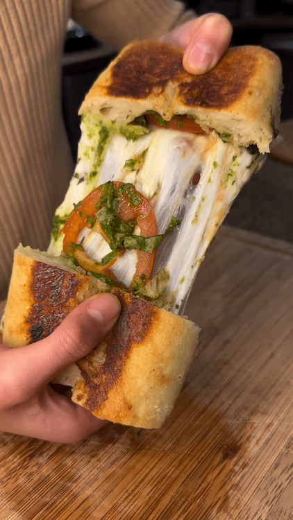 Caprese Style Grilled Cheese recipe