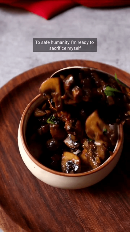 Butter Garlic Mushroom recipe