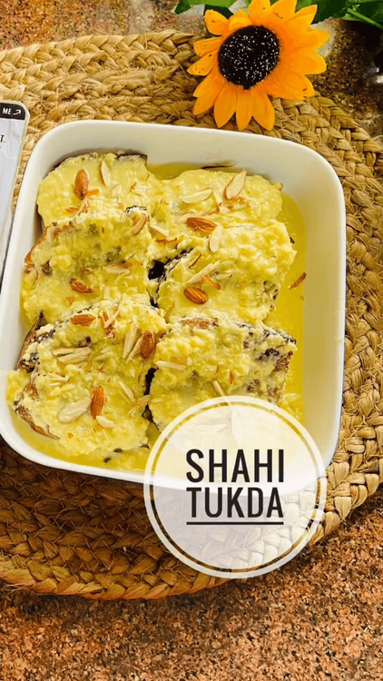 Healthy Shahi Tukda with Multigrain Bread recipe
