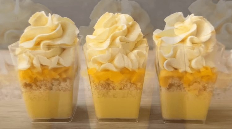 Step 1.1: Decorate with mango cubes