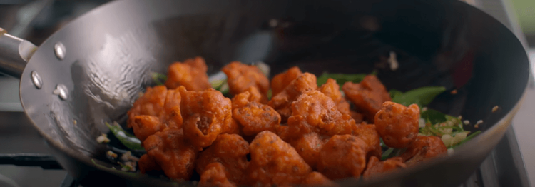 Step 1.1: Super crispy Gobi 65 is ready