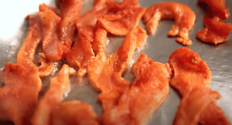Step 1.1: In a pan, heat some oil and fry the marinated chicken pieces
