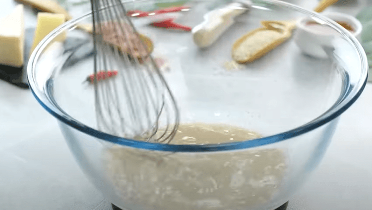 Step 1.1: In a bowl, add warm water, caster sugar, and instant yeast