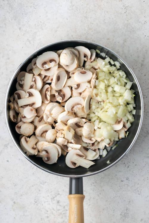 Step 1.1: Add garlic and season with salt, pepper, and red pepper flakes (if using) and sauté for another 30 seconds
