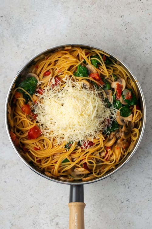 Step 1.1: Serve with fresh basil or parsley and extra Parmesan cheese, if desired