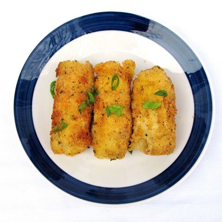 Fried Potato Logs recipe