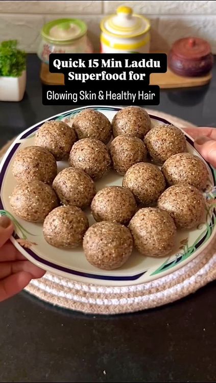 SUPER Glow Sugar-Free Laddu recipe