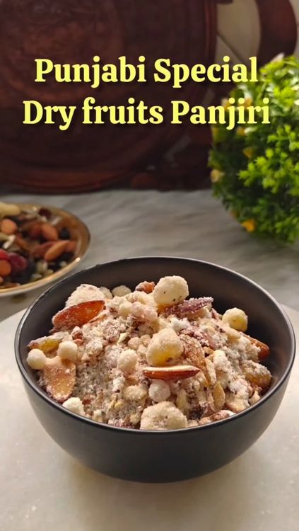Punjabi Special Dry Fruits Panjiri recipe
