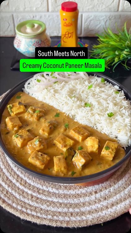 Creamy Coconut Paneer Masala recipe
