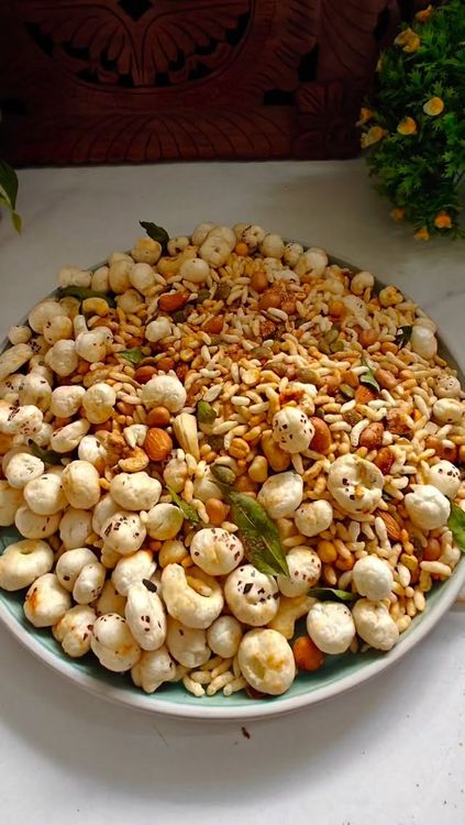 Instant Airfryed Diet Bhujia recipe