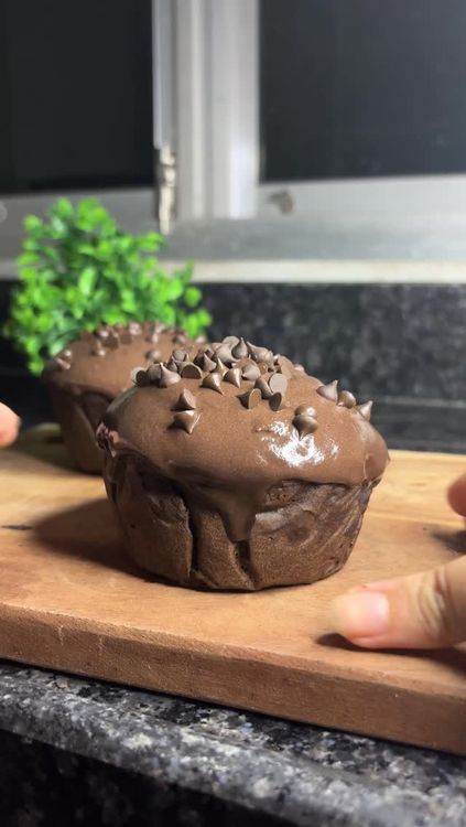 Guilt-free Chocolate Muffins recipe