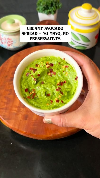 Green, Creamy & Guilt-Free Avocado Spread recipe