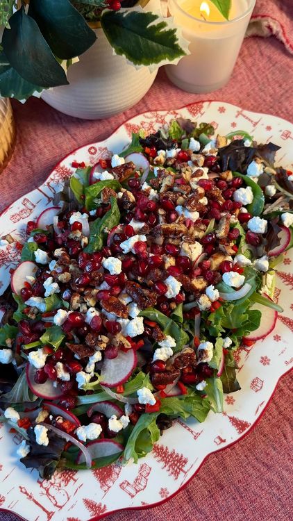 Christmas Crunch Salad with Maple Vinaigrette recipe
