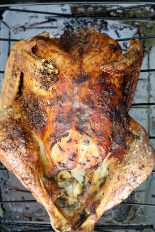 Step 2.1: At the two-hour mark, check the internal temperature every 15 minutes until it reaches 165°F (74°C)