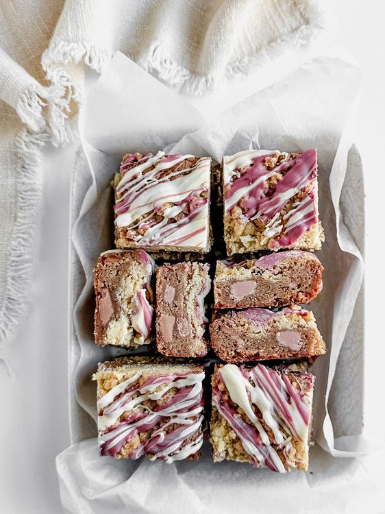 Ruby Chocolate Blondies recipe