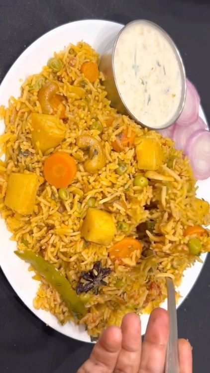 Vegetable Masala Pulao recipe