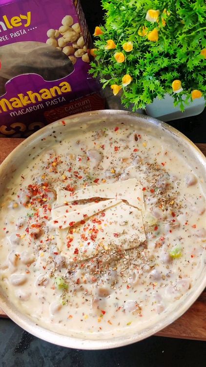 Cheesy White Sauce Macaroni Pasta recipe