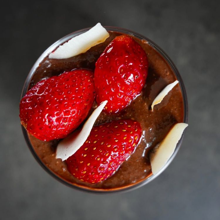 Protein Choco & Bean Mousse Cup recipe