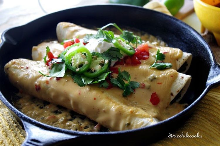 Black Bean and Beef Skillet Enchiladas recipe