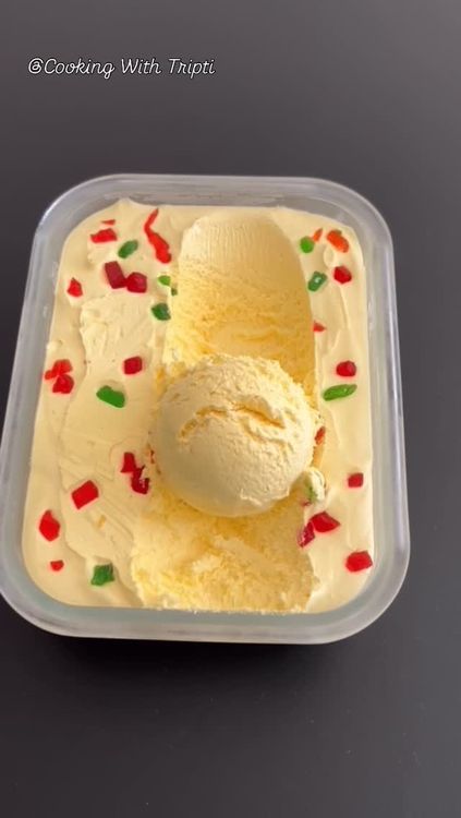 Homemade Custard Ice Cream recipe