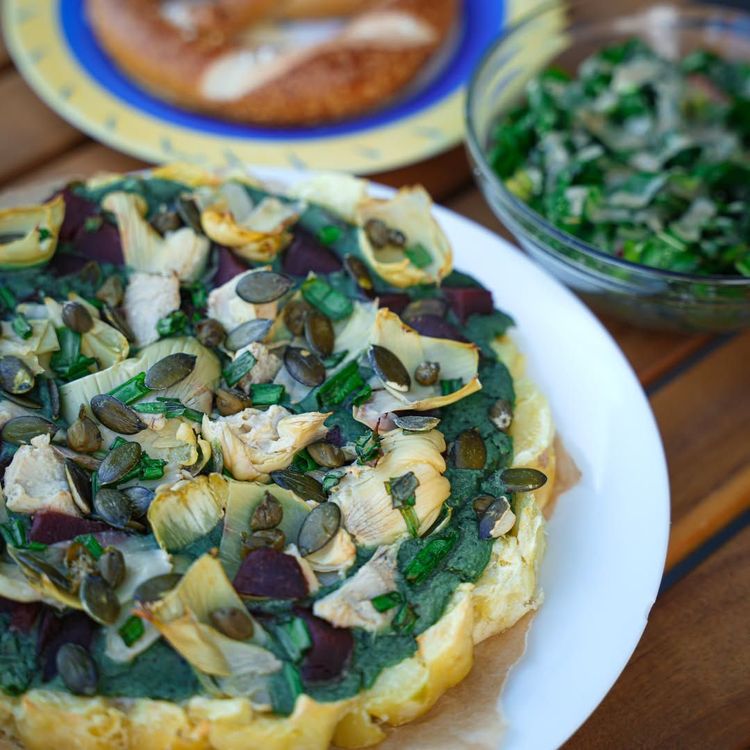 Potato Quiche « Crust » recipe