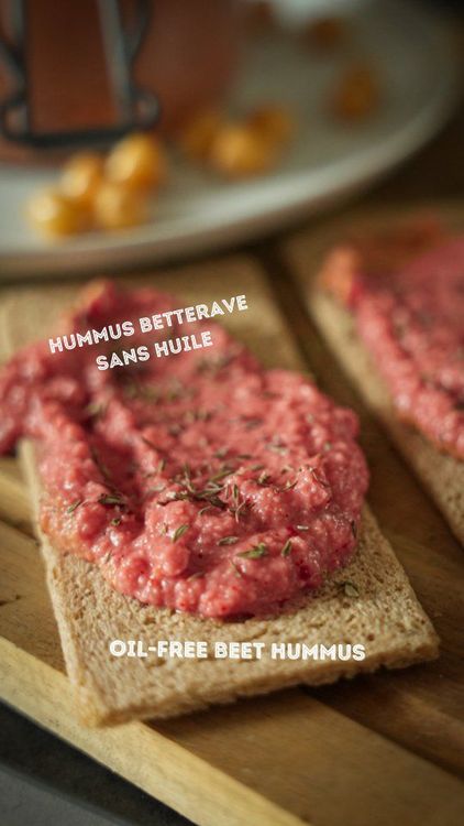 Oil-Free Red Beet Hummus recipe