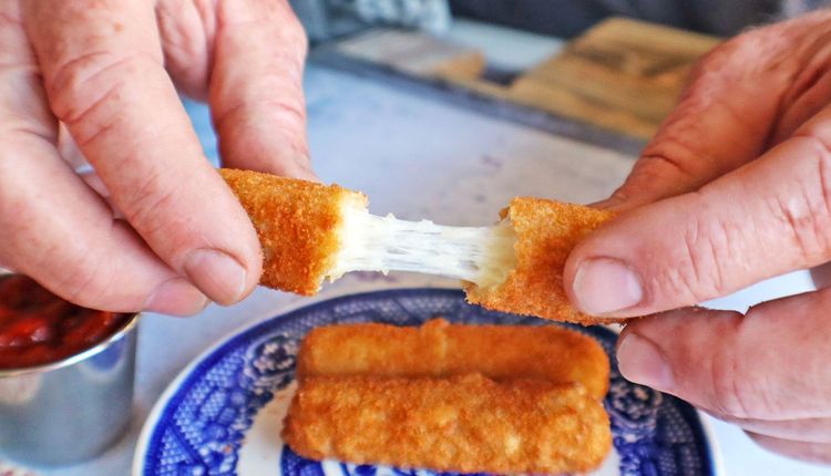 Mozzarella Cheese Sticks recipe