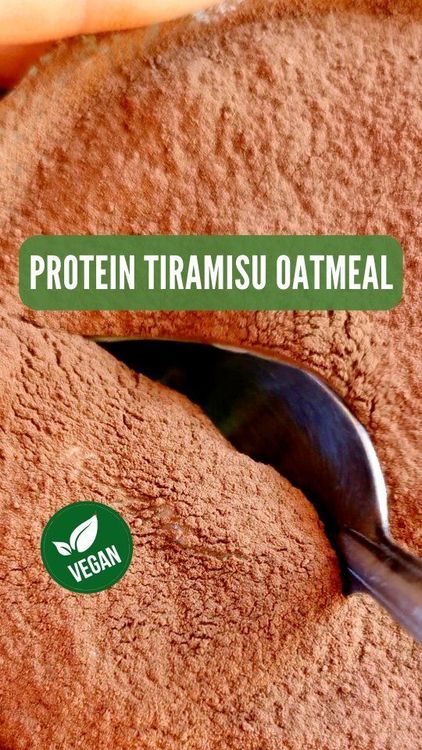 High Protein Vegan Tiramisu Oatmeal recipe