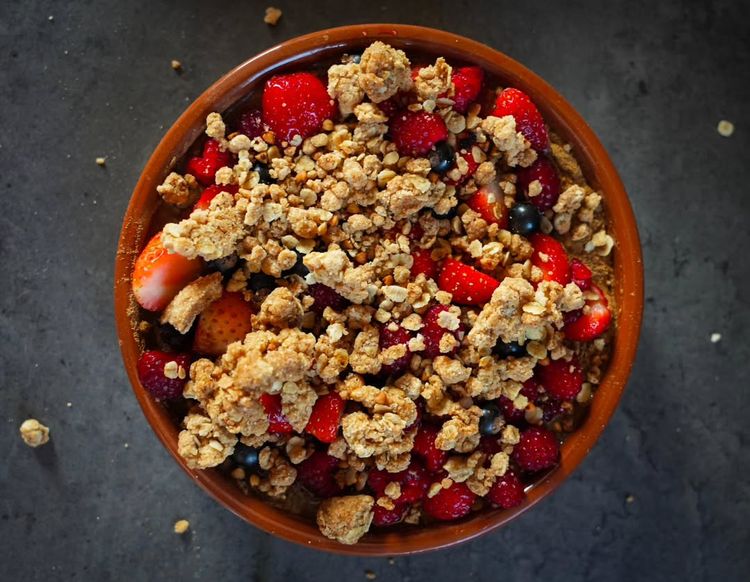 Easy Butter-Free Crumble recipe