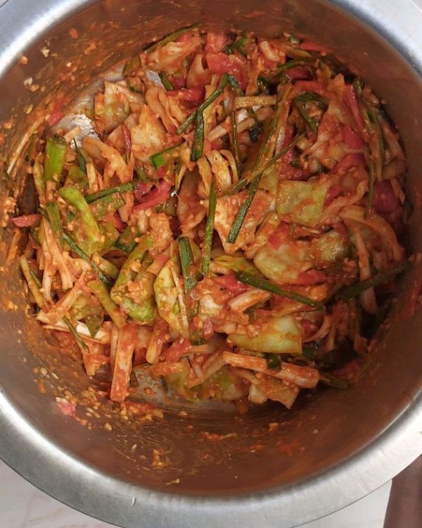 Kimchi Indian Way recipe