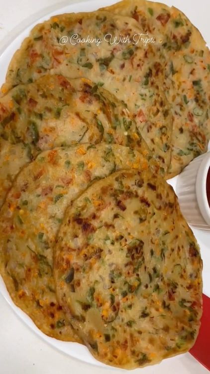 Mixed Vegetable Paratha recipe